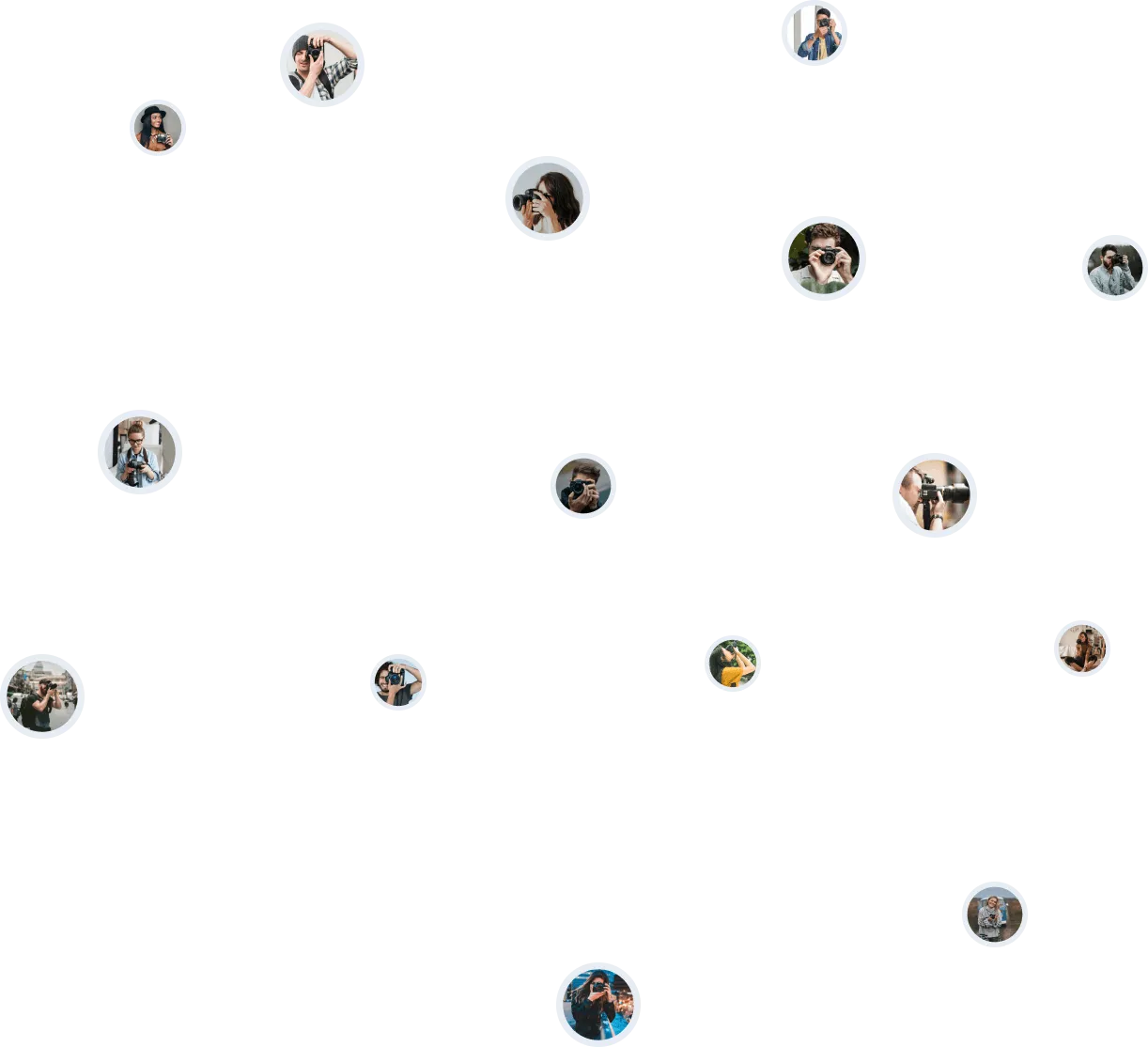 Different 一分钟极速赛车 Photographers 体彩网 taking pictures