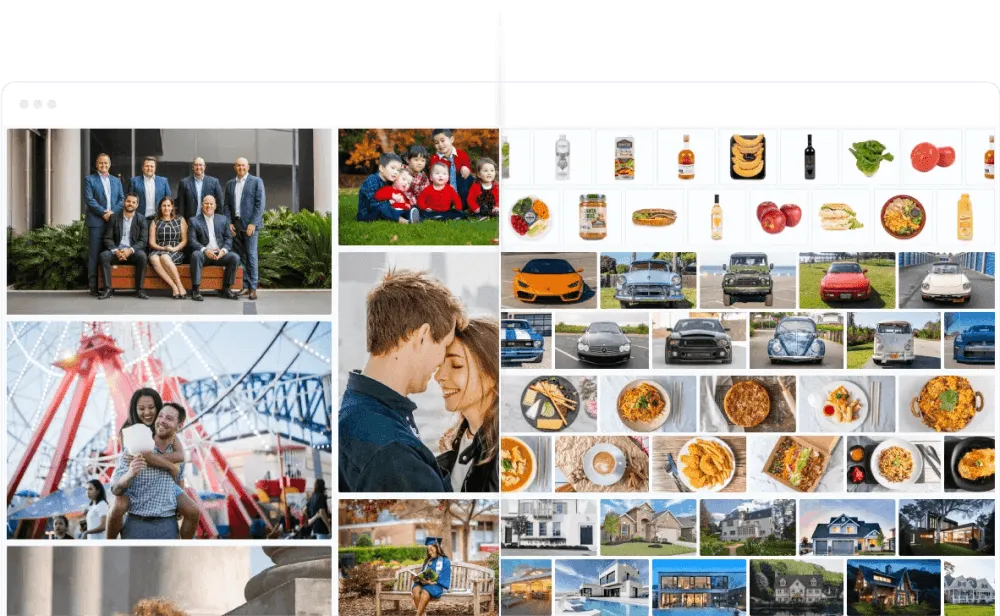 Image comparing Snappr Shoots and Snappr Workflows services